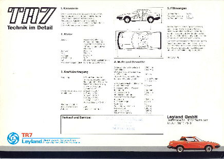 Triumph TR 7 D  (R&uuml;ckseite)